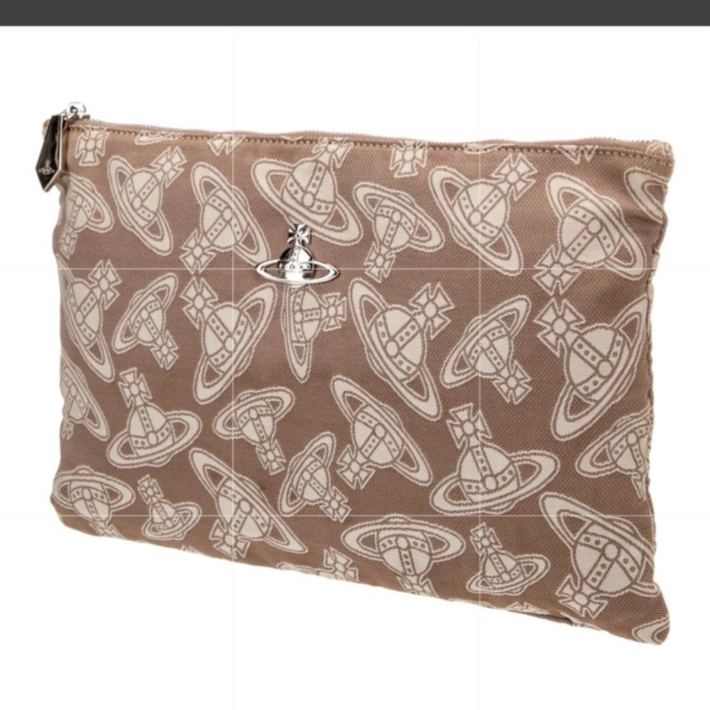 Vivienne Westwood clutch bag pouch purse ORB print